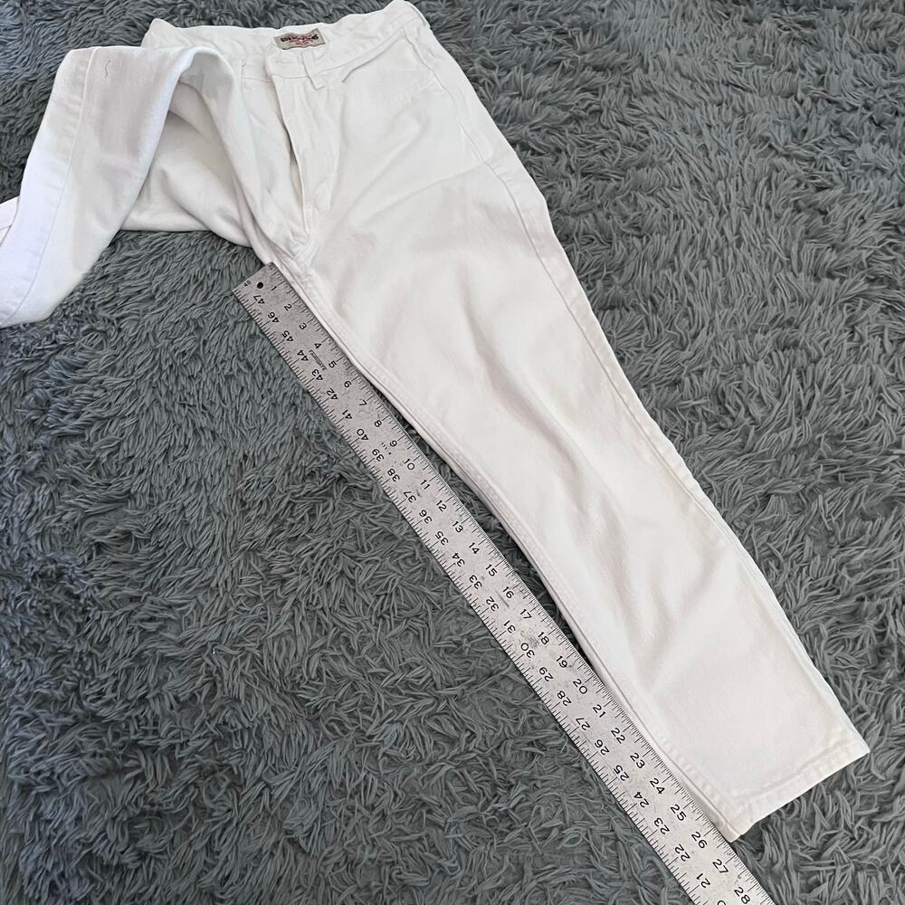 Vintage 1980s/ 1990s Denim White Guess Jeans Mom XS Grunge USA Made - Picture 5 of 14